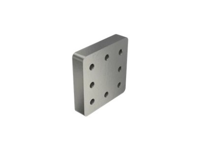 Deska upevňovací 170x170x35mm 8-otvorů pro tažná oka 50mm VBG DBE 917