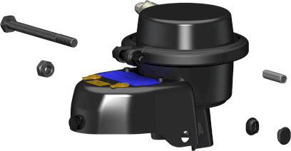 Uzavírací kryt AM kompletní 4040, 4045
