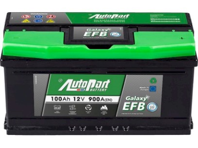 Autobaterie 12V 100AH AUTOPART GALAXY EFB START-STOP 900A 353X175X190mm