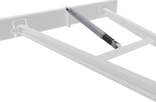 KLEMMFIX - tyč hydraulická vyvažovací oje přívěsu 72 / Z tažná